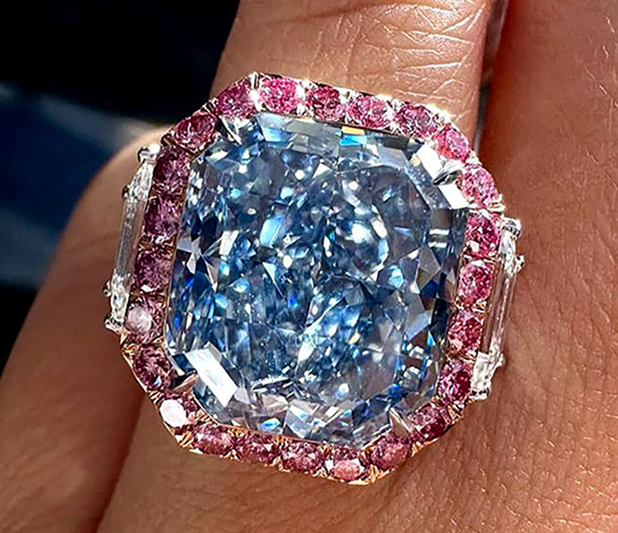11.28-Carat ‘Infinite Blue’ Could Sell for $37M at Sotheby’s Auction
