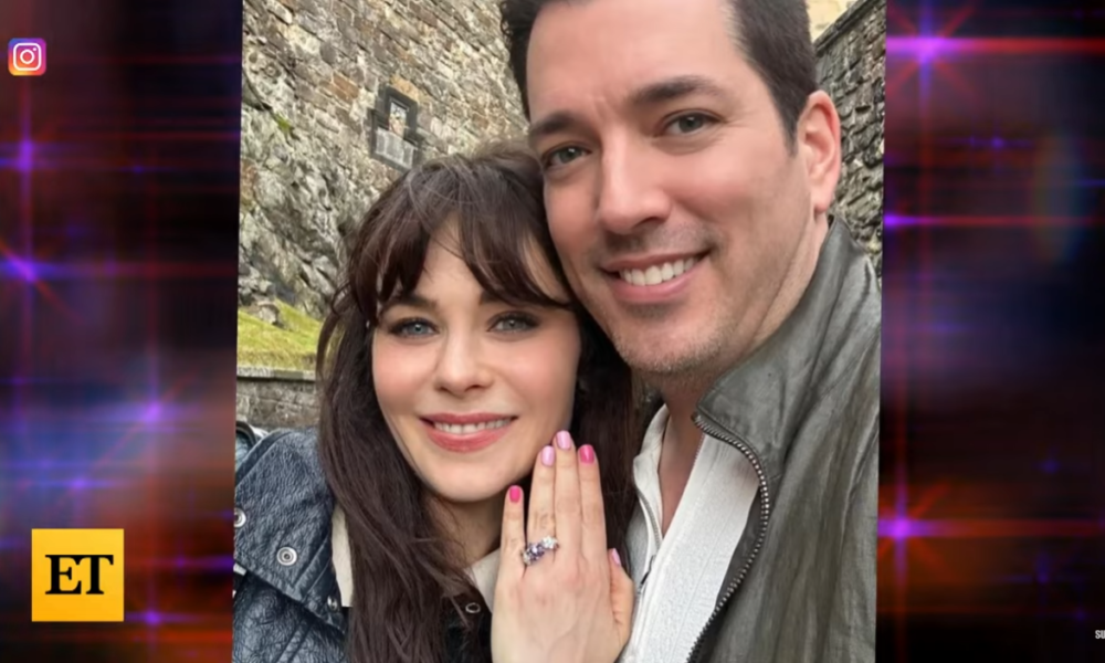 Zooey Deschanel’s Fabulous Floral Engagement Ring Cost $40K