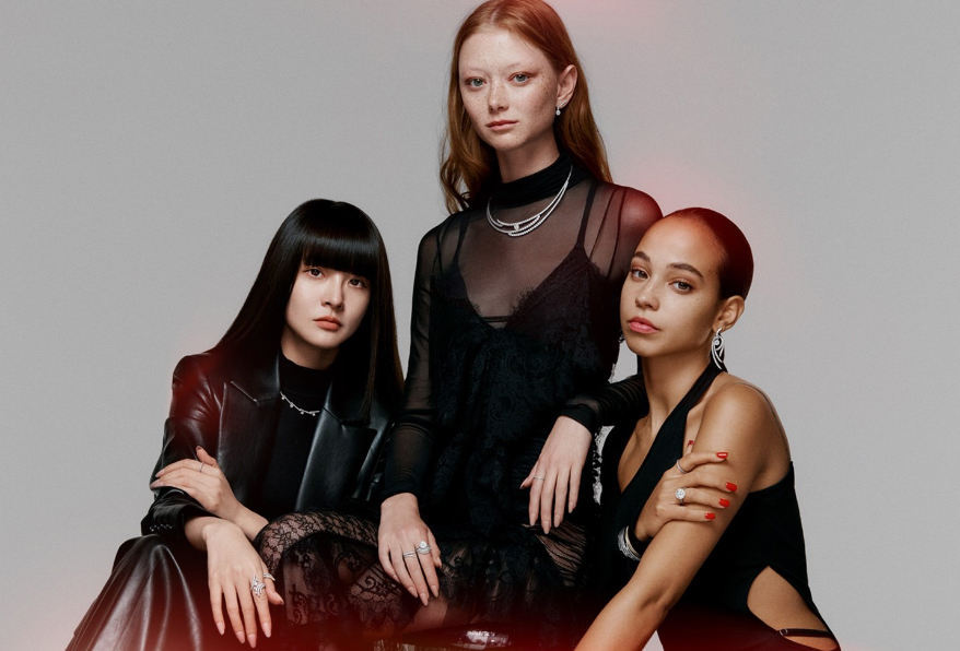 The VELA Collection print, out-of-home and digital advertising campaign debuts globally on October 2nd, 2023. (L-R) Fil XiaoBai /Stylist, Sara Grace Wallerstedt/Model, Maria Isabel/Singer, Photographer - Nicolas Kantor, Director - Mauricio Sierra