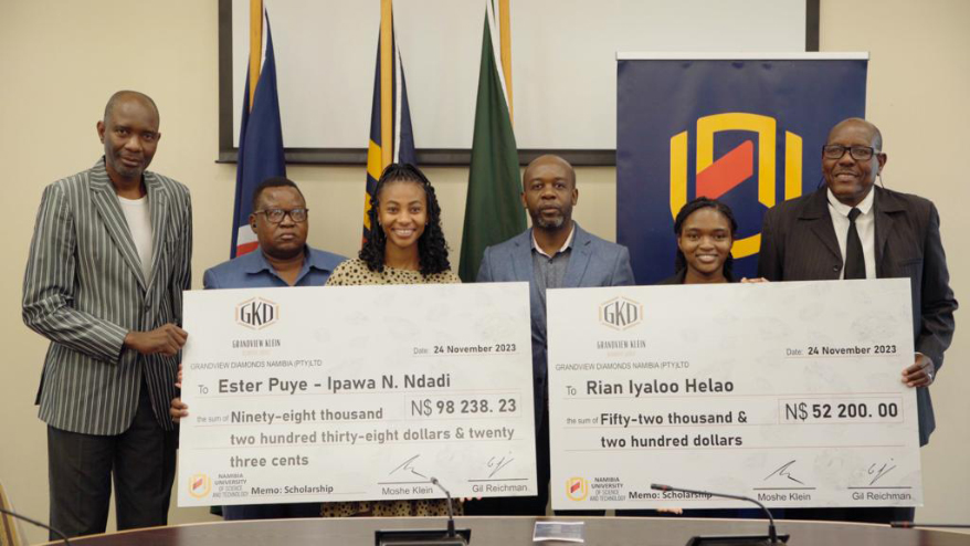 GKD Namibia Awards Scholarships to Socioeconomically Disadvantaged Students from NUST