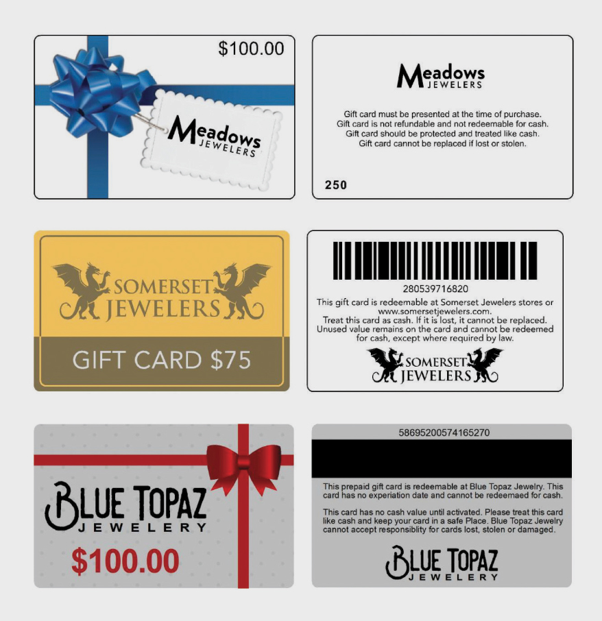 NEW! Custom Plastic Gift Cards From Arch Crown