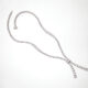 Stuller 14K white gold 20-inch necklace with lab-grown diamonds