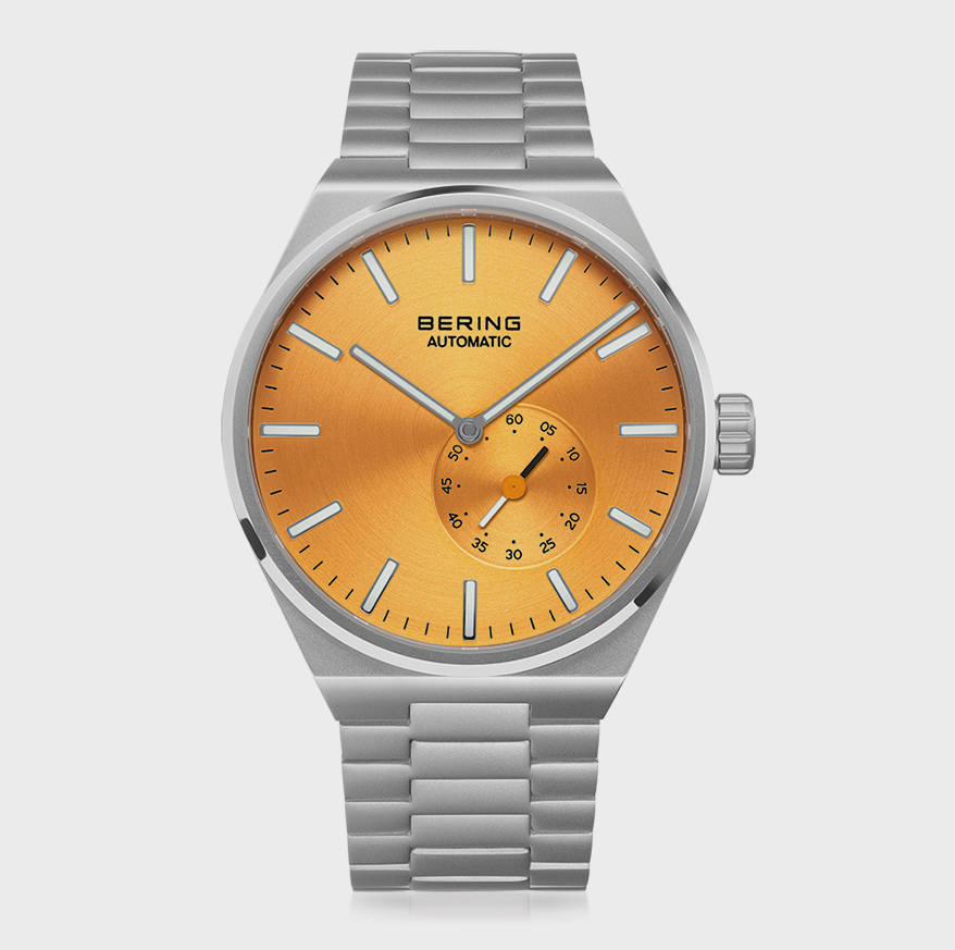 Bering Stainless steel watch with sapphire crystal.
