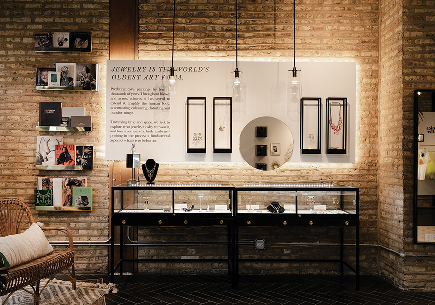 How 10 Creative Jewelry Retailers Make the Most of Blank Walls
