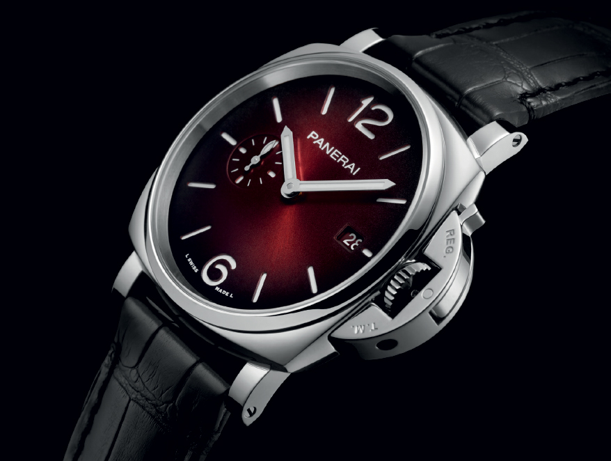 Panerai Bursts In Burgundy For Its Latest Luminor Due Addition