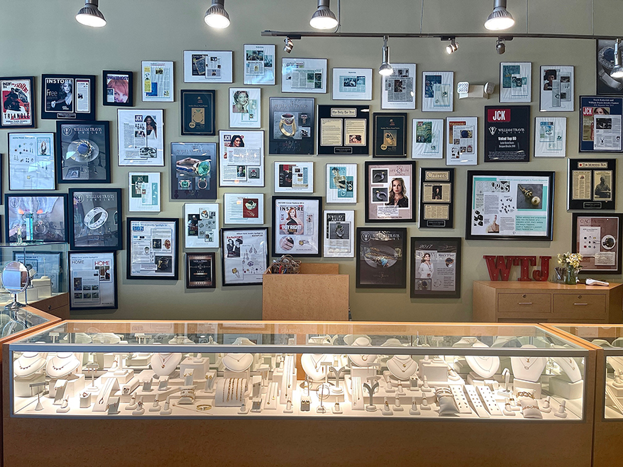 How 10 Creative Jewelry Retailers Make the Most of Blank Walls