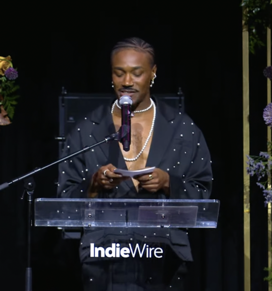 Judge the Jewels: Dewayne Perkins Pops in a Pearl-Covered Look For Indiewire Honors