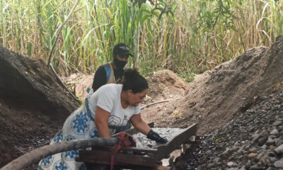 Miners in the Cañamomo y Lomaprieta region, home to Colombia's oldest Indigenous Reserve and possible site for Goldrop® testing. Photo compliments of Diana Lider Canamomo y Lomaprieta