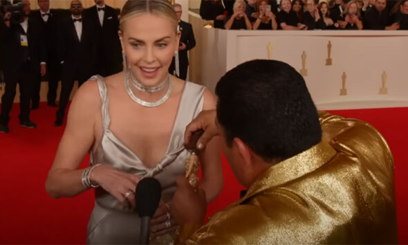 Judge the Jewels: Charlize Theron Serves Sleek Shimmer at Oscars in Layered Boucheron
