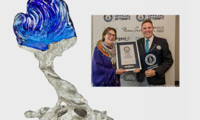 703-Carat ‘L’Heure Bleu’ Carving Earns Guinness Record for Largest Cut Tanzanite