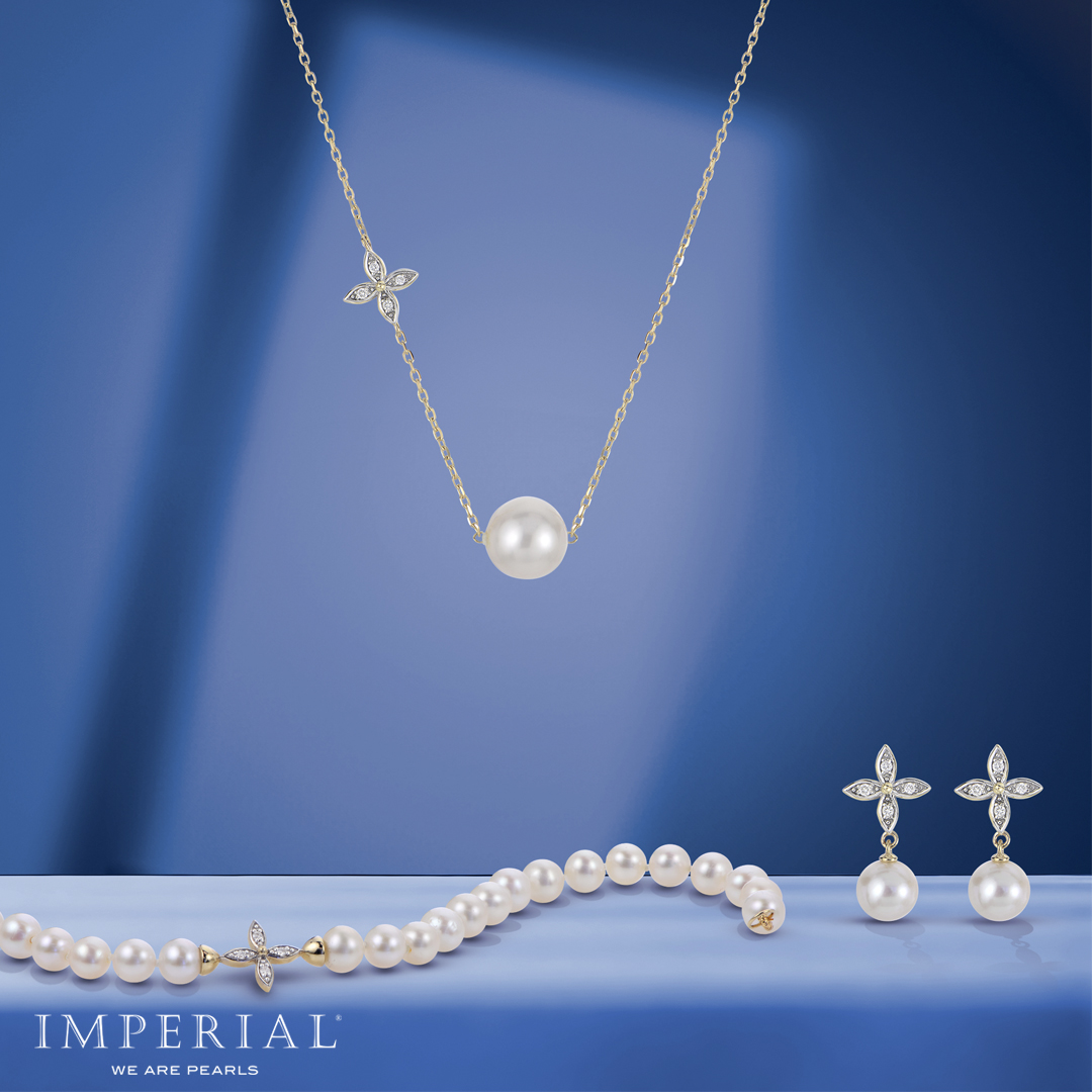 Flowers and Pearls Combine in This Beautiful New Collection from Imperial Pearl