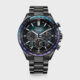 Recycled polycarbonate watch with Eco-Drive technology.