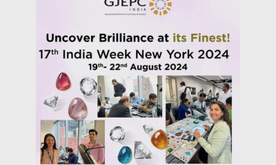 India Week at the NYC Diamond Dealers Club, Upcoming Fall Hosted GJEPC Shows in India