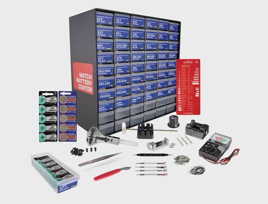 A New Watch Battery Kit, Titanium and Damascus Steel Knives, and More Gear for Jewelry Pros