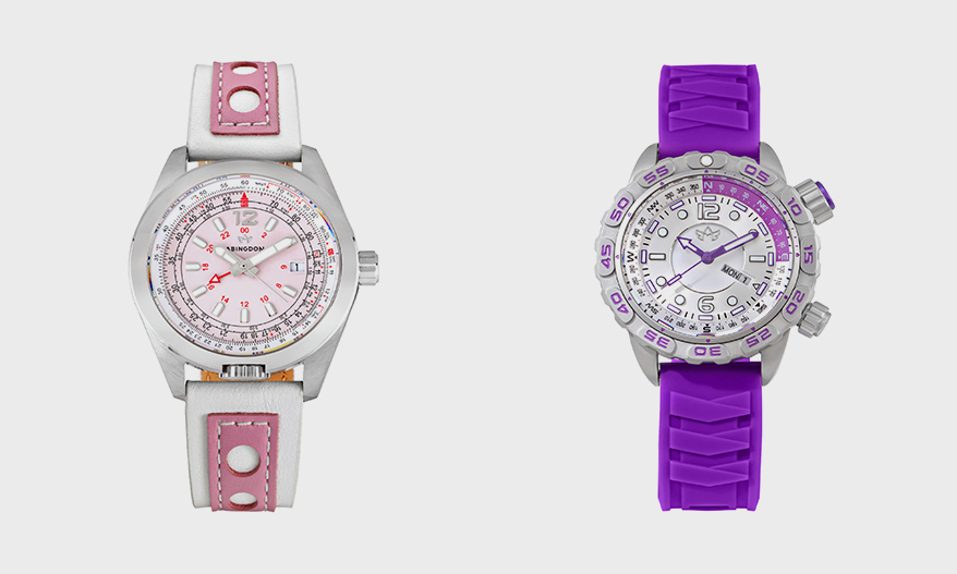 Pink and Purple Summertime Release: Abingdon Co. Unveils Two New Summer Watches for Women