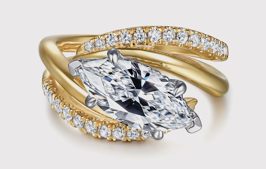 From Curvaceous to Geometric, Here Are 14 New Engagement Ring Styles &mdash; Plus 7 Wedding Bands