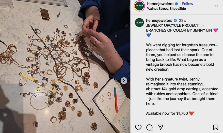 Pittsburgh Jeweler Reaches New Demographic With Upcycled Collection