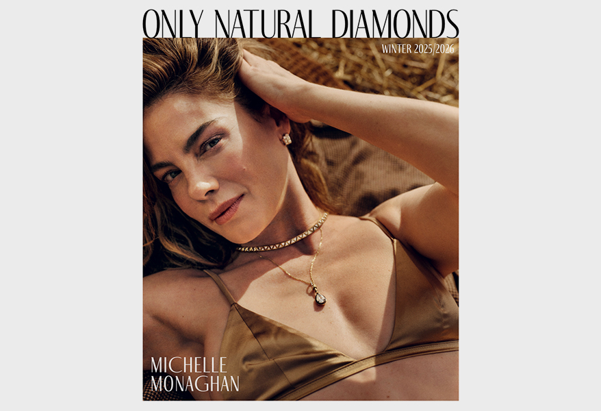 Michelle Monaghan Shines on The Winter 2025/2026 Cover of Only Natural Diamonds Magazine