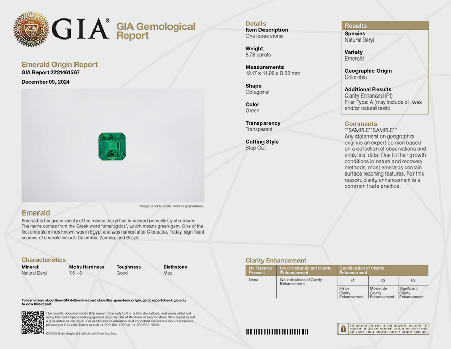 GIA to Update Gemological Reports for Colored Stones
