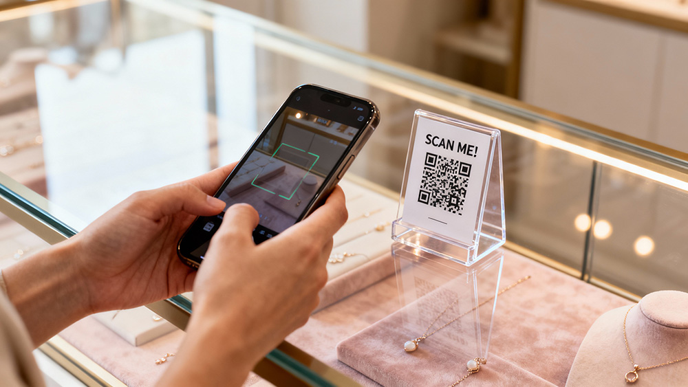 QR Codes in Jewelry Stores: What Works, What Doesn’t