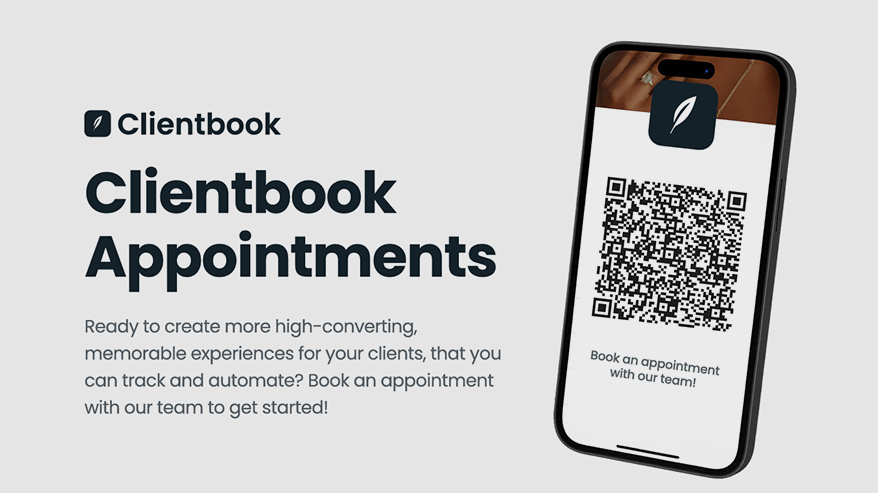 Clientbook Launches “Appointments”: The First High-Touch Booking Engine Designed Specifically for Independent Jewelers
