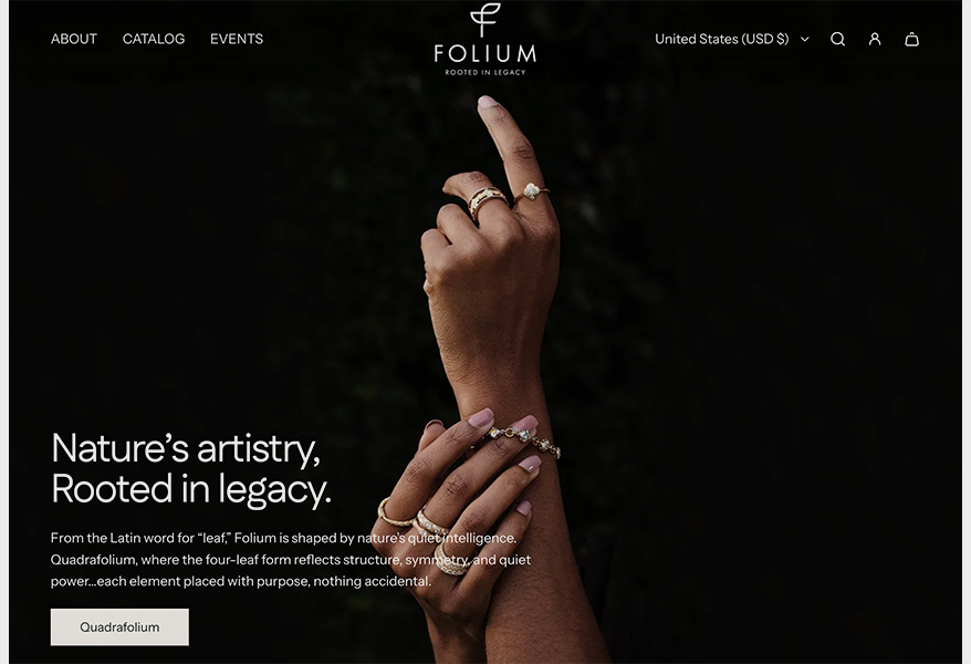 Folium Unveils New Website, Marking a New Chapter for the Studio Founded by Master Goldsmith Myles Ryan
