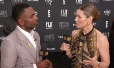 Jessica Biel Bedecked in Cartier Gold and Diamonds at Critics Choice Awards