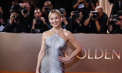 Kate Hudson Shines On The Red Carpet In Two Very Different Gowns and Equally Different Diamond Jewelry