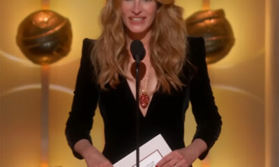 Judge the Jewels: Julia Roberts Sparkles in Sweet Swarovski Strawberries at The 2026 Golden Globes   