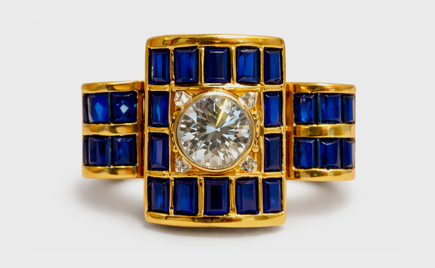 Judge the Jewels: Do You Like Halle Berry&rsquo;s Unusual Vintage Sapphire and Diamond Engagement Ring? 