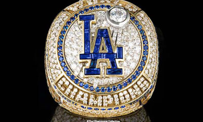 Dodgers&rsquo; Championship Rings Feature Diamonds, Sapphires and Game 7 Dirt