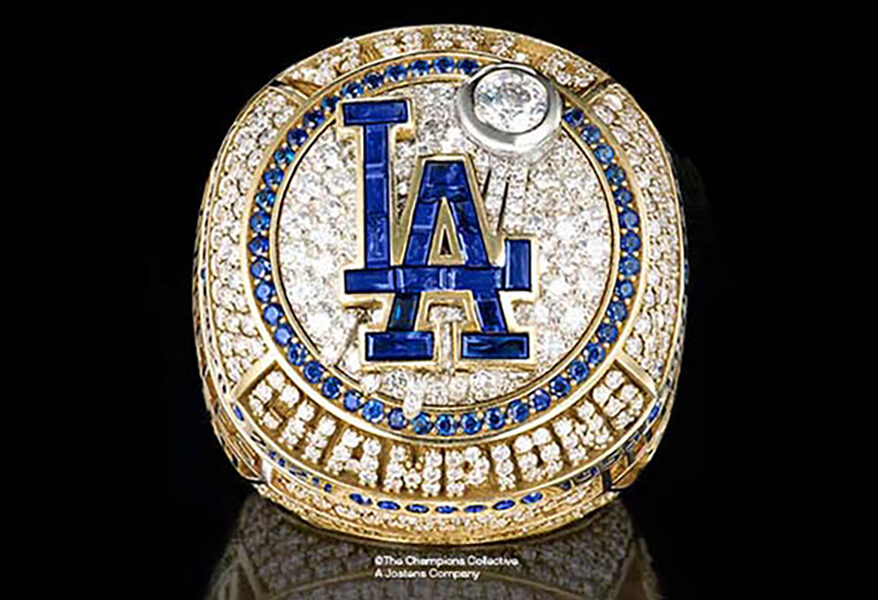 Dodgers’ Championship Rings Feature...