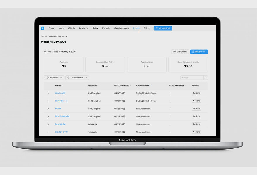 Clientbook Launches Event Management